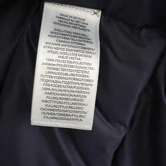 Polo Puffy Winter Navy Blue Jacket sz 7 - Picture 9 of 12